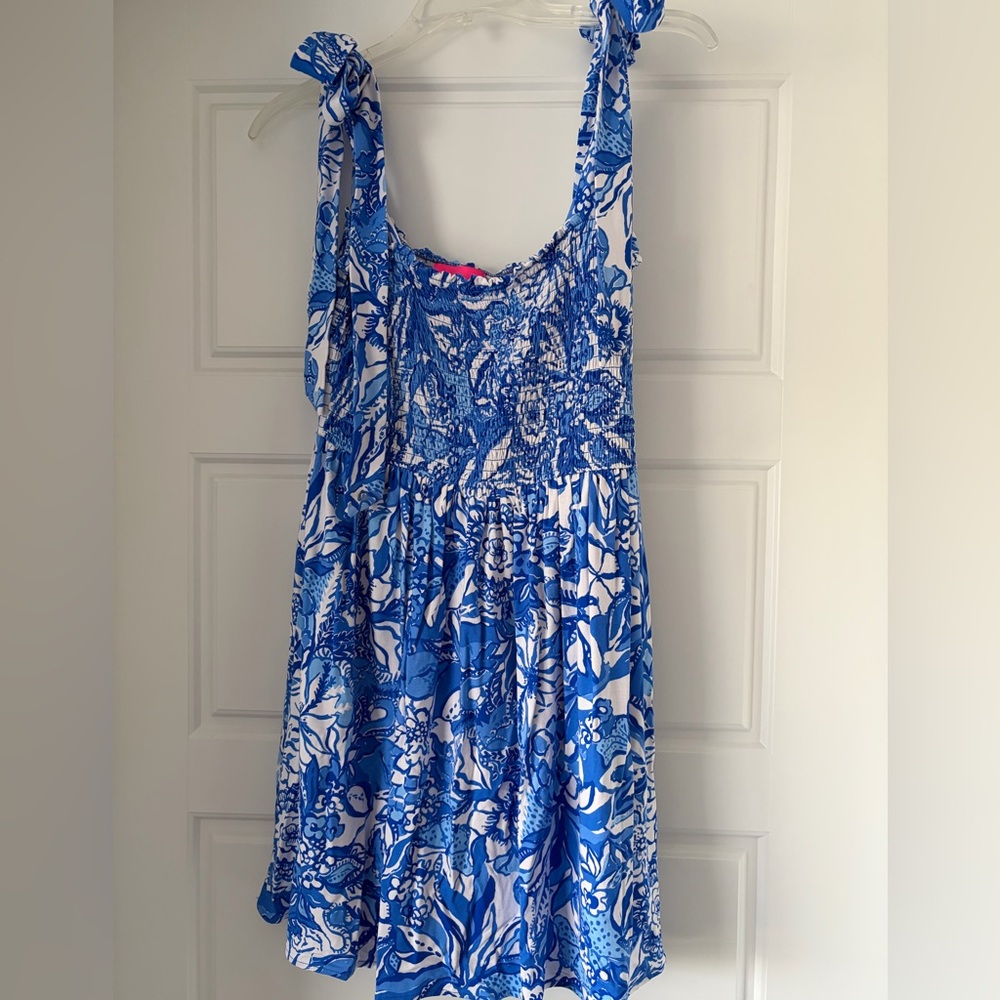 Lilly Pulitzer Rivera Romper-Flocking Fabulous